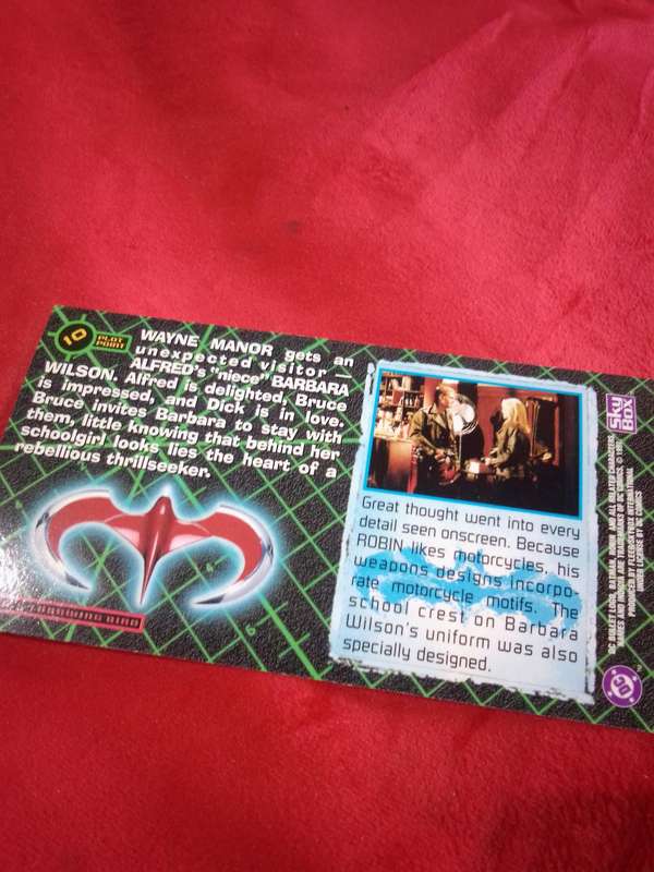 1997 Batman & Robin #10 Fleer Skybox Trading Card