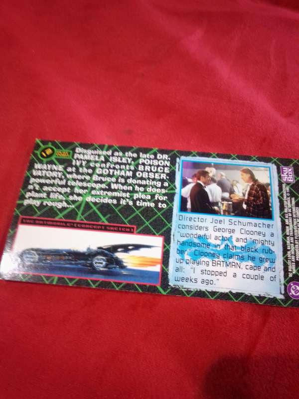 1997 Batman & Robin #12 Fleer Skybox Trading Card