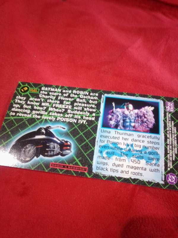 1997 Batman & Robin #13 Fleer Skybox Trading Card