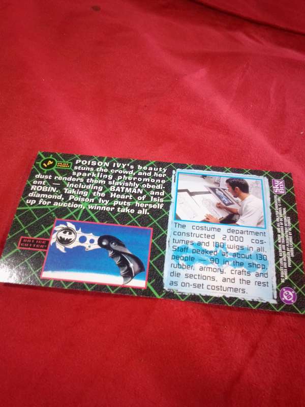 1997 Batman & Robin #14 Fleer Skybox Trading Card