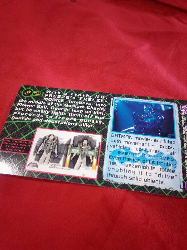 1997 Batman & Robin #16 Fleer Skybox Trading Card