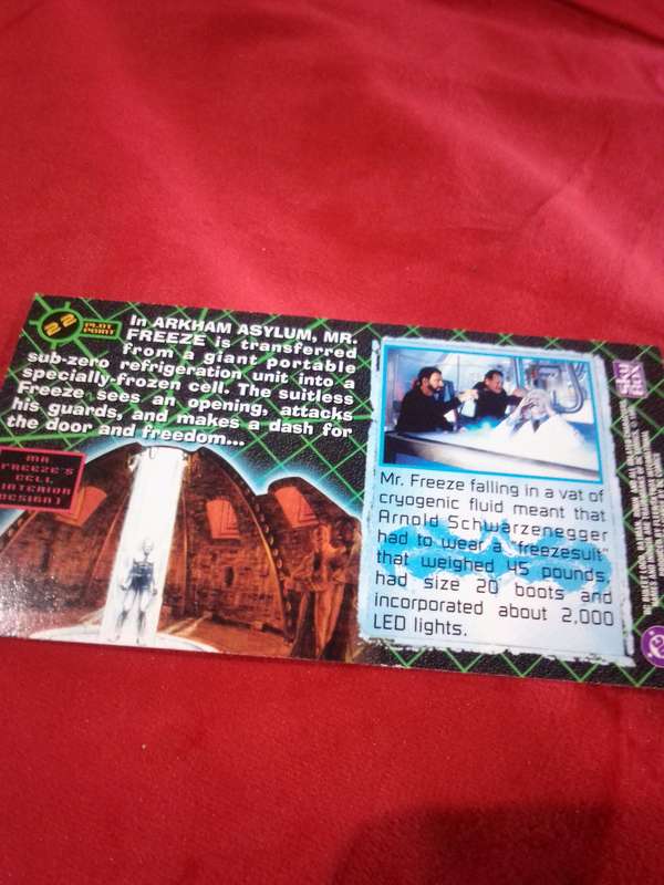 1997 Batman & Robin #22 Fleer Skybox Trading Card