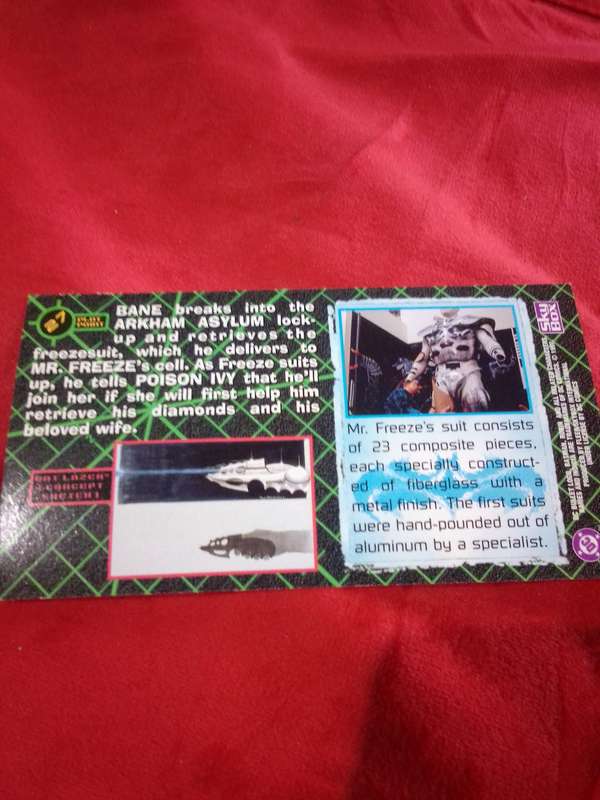 1997 Batman & Robin #27 Fleer Skybox Trading Card