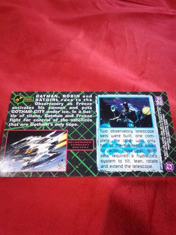 1997 Batman & Robin #34 Fleer Skybox Trading Card