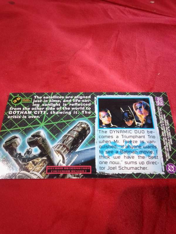 1997 Batman & Robin #35 Fleer Skybox Trading Card