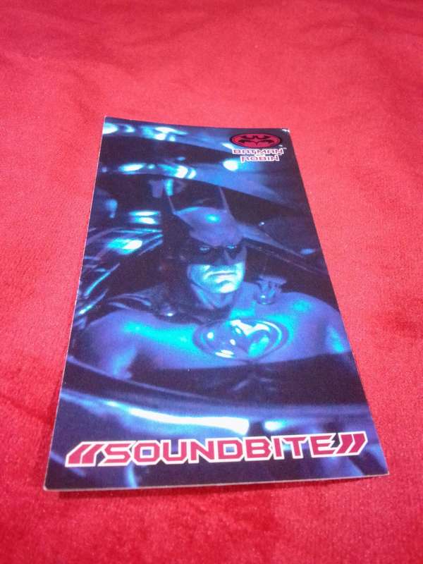 1997 Batman & Robin #36 Soundbite Trading Card