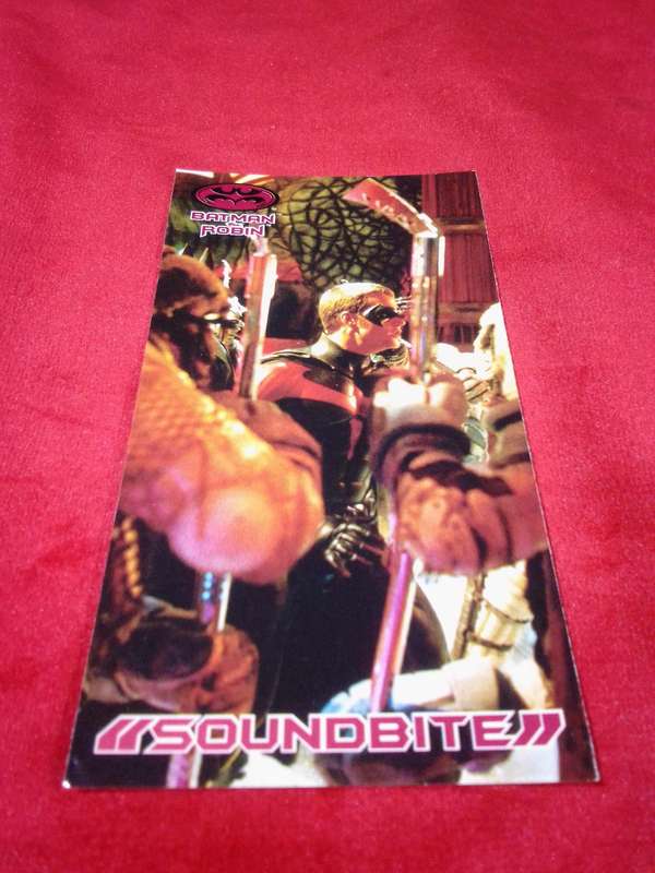 1997 Batman & Robin #39 Soundbite Trading Card