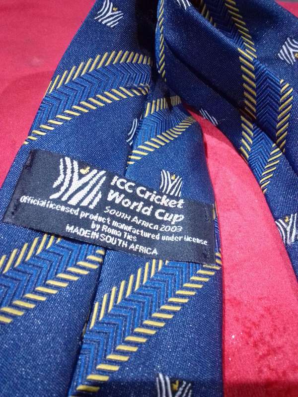 Official ICC Cricket World Cup South Africa 2003 Tie