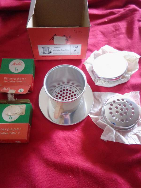 Retro Melitta Germany Single Cup Filter In Original Packaging (Unused Mint Condition)