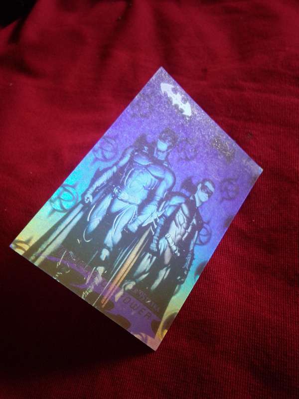 1995 Batman Forever #9 Silver Foil 3D Trading Card