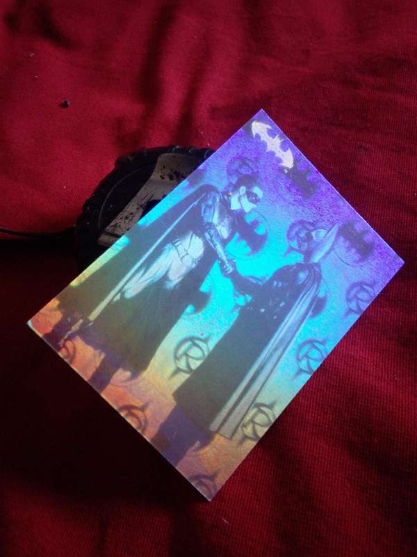 1995 Batman Forever #18 Silver Foil 3D Trading Card