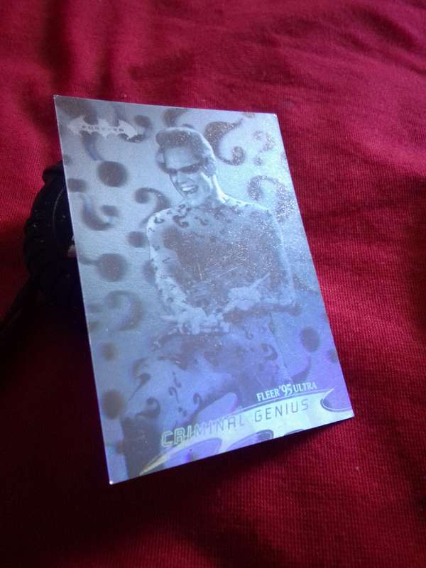 1995 Batman Forever #21 Silver Foil 3D Trading Card