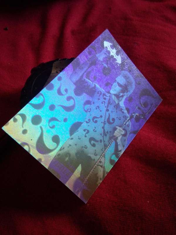 1995 Batman Forever #4 Silver Foil 3D Trading Card