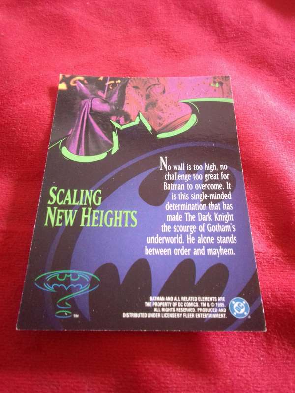 Batman #4 Fleer 95 Ultra Trading Card