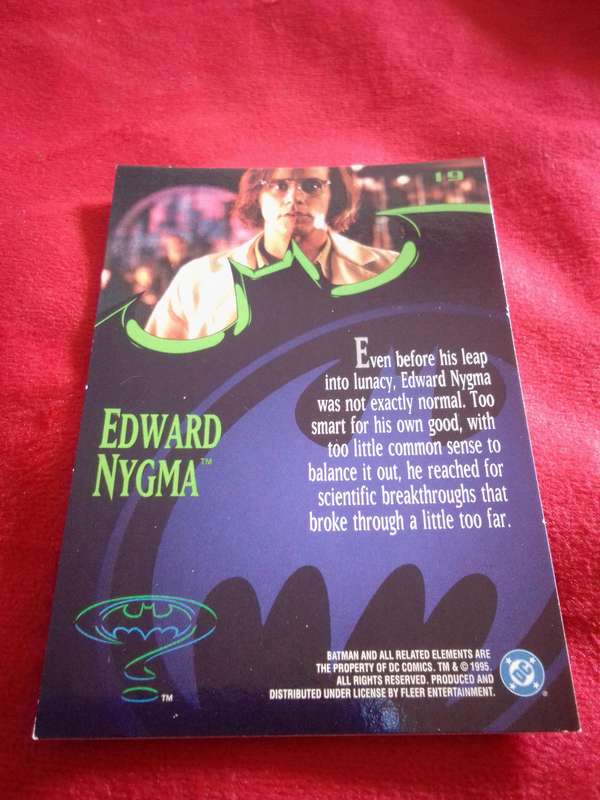 Batman #19 Fleer 95 Ultra Trading Card