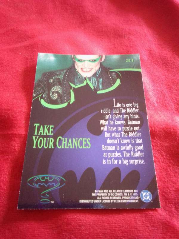 Batman #21 Fleer 95 Ultra Trading Card
