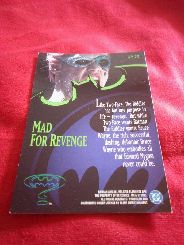 Batman #22 Fleer 95 Ultra Trading Card