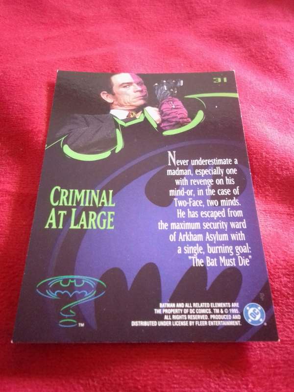 Batman #31 Fleer 95 Ultra Trading Card