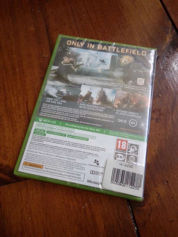 BATTLEFIELD 4 XBOX 360 (FACTORY SEALED)