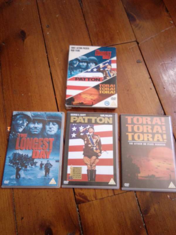 War Films DVD Boxset (Includes Patton 1970 - 8 Academy Awards)