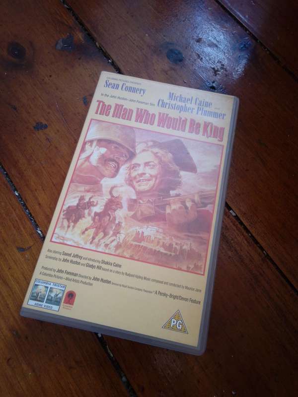 The Man Who Would Be King VHS