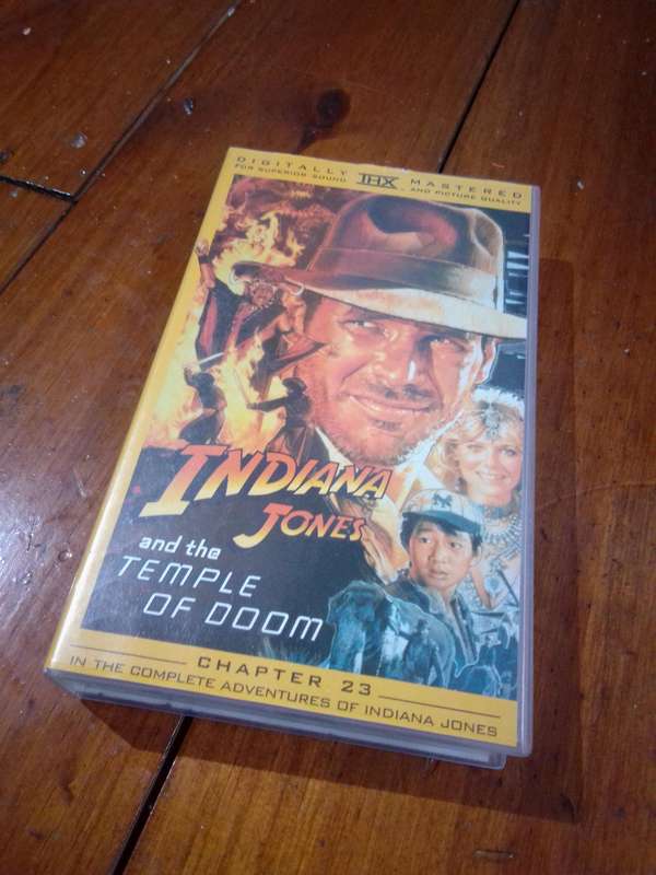 Indiana Jones and the Temple of Doom VHS