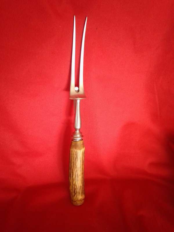 Vintage Bone Handle Carvery Fork