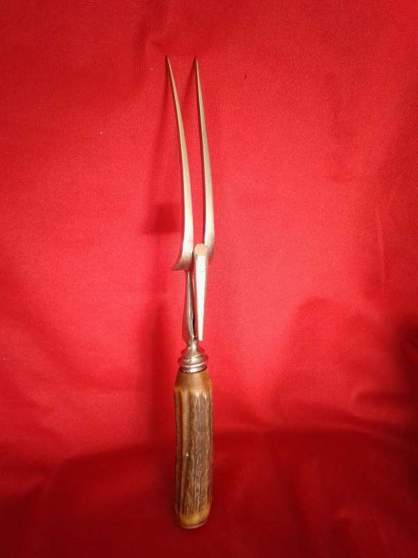 Vintage Bone Handle Carvery Fork