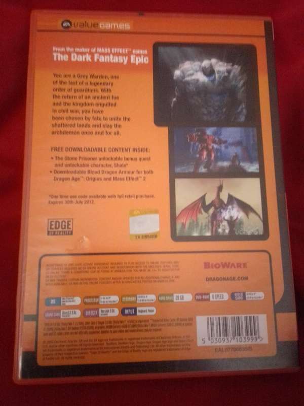 Dragon Age Origins PC