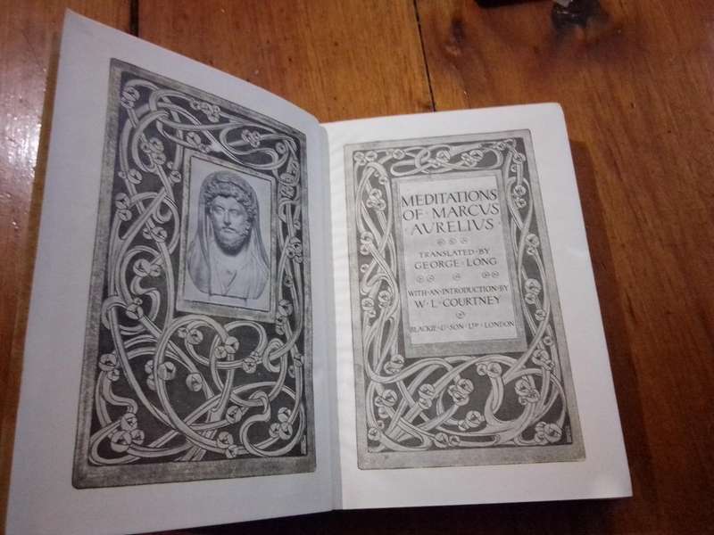 Circa 1910 Meditations of Marcus Aurelius Leather Bound