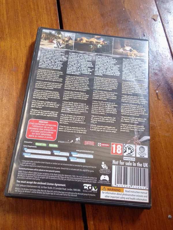 SERIOUS SAM - THE FIRST ENCOUNTER PC