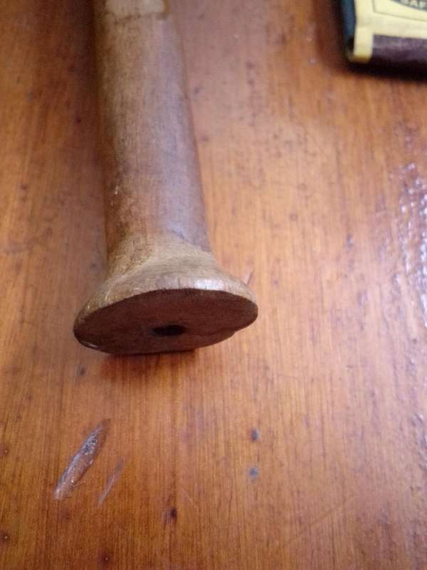 Vintage Handmade Xhosa 'Ladies' Wooden Smoking Pipe