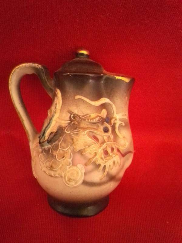 Vintage R.W. Dragonware Salt & Pepper Set