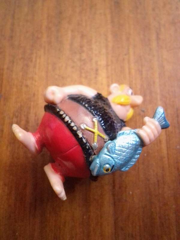 Retro Goscinny Uderzo Branded Asterix Figure (Unhygienix Village Fisherman)