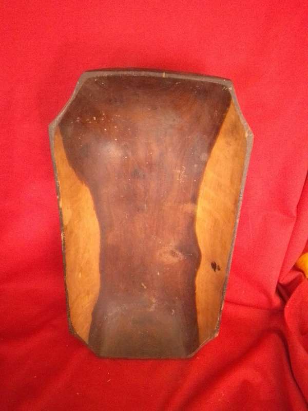 Vintage African Hand Carved Wooden Dish