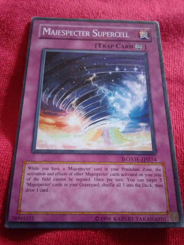 1996 Konami Yu-Gi-Oh Trading Card 'Majespecter Supercell'