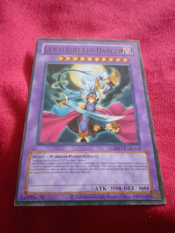 1996 Konami Yu-Gi-Oh Trading Card 'Lunalight Leo Dancer'
