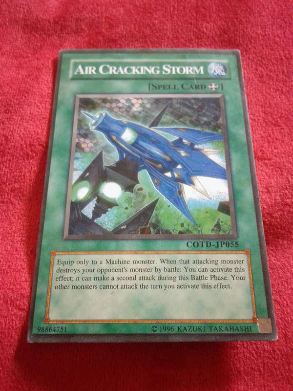1996 Konami Yu-Gi-Oh Trading Card 'Air Cracking Storm'