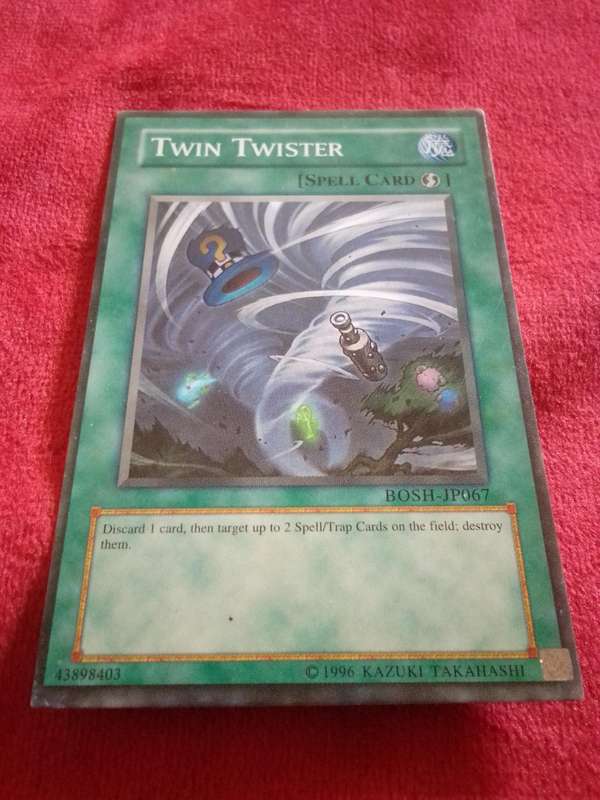 1996 Konami Yu-Gi-Oh Trading Card 'Twin Twister'
