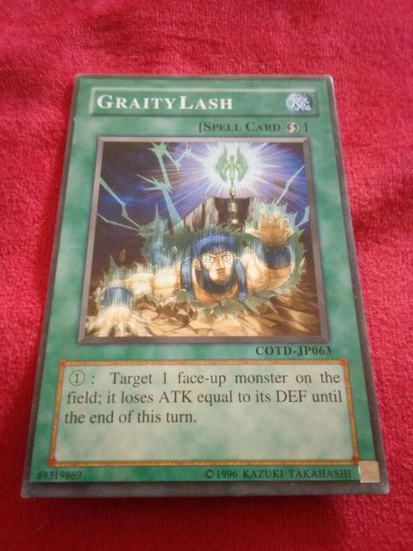 1996 Konami Yu-Gi-Oh Trading Card 'Graity Lash'