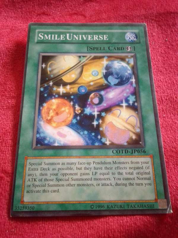 1996 Konami Yu-Gi-Oh Trading Card 'Smile Universe'