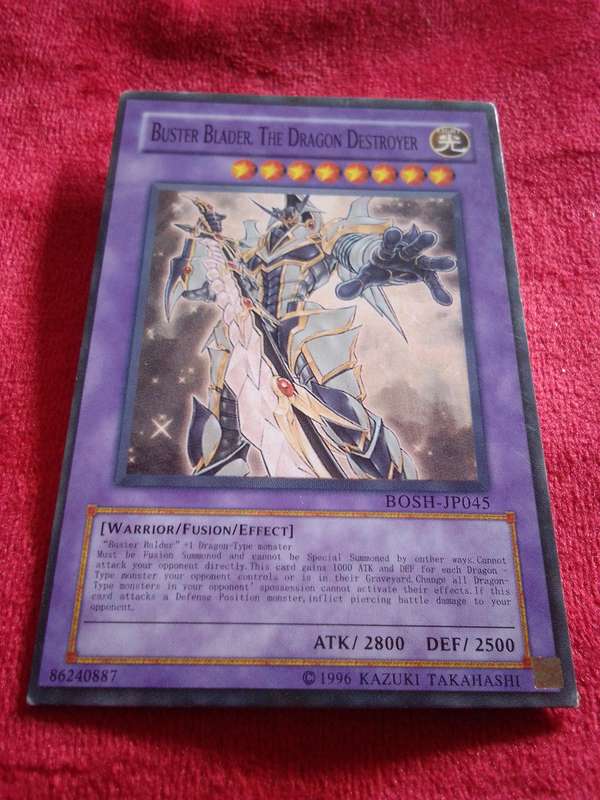 1996 Konami Yu-Gi-Oh Trading Card 'Buster Blader, The Dragon Destroyer