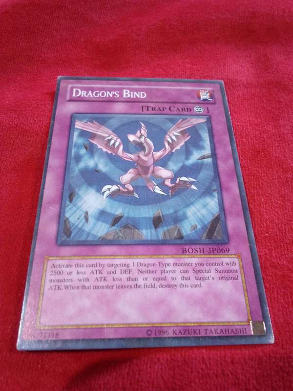 1996 Konami Yu-Gi-Oh Trading Card 'Dragons Bind'