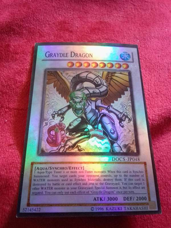 1996 Konami Yu-Gi-Oh Trading Card 'Graydle Dragon'