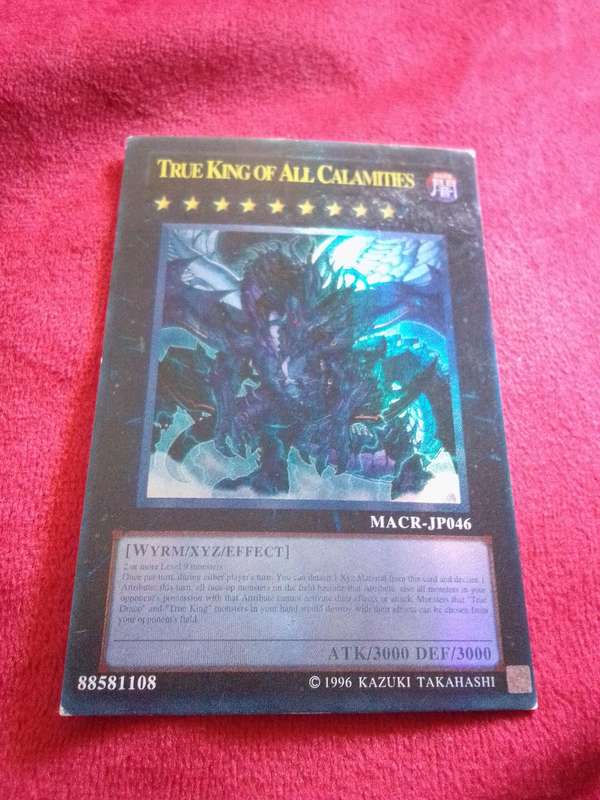 1996 Konami Yu-Gi-Oh Trading Card 'True King Of All Calamities'