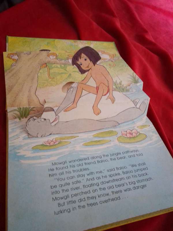 Walt Disney Jungle Book - A Pop-Up Story 1985 Hardcover