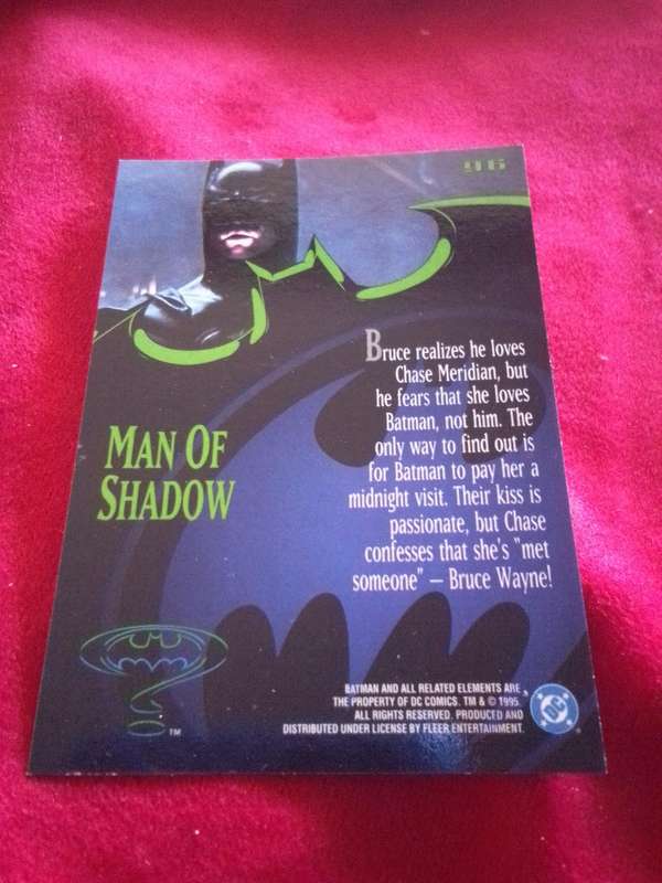 95 Fleer Ultra #96 Batman Trading Card