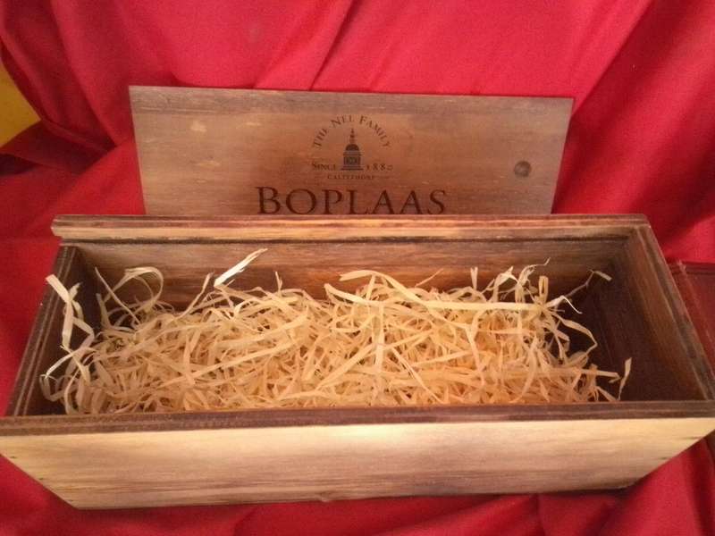 Boplaas Wine Bottle Wooden Storage Box