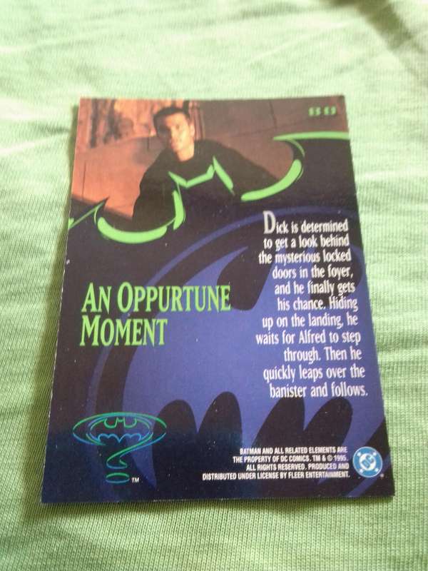 95 Fleer Ultra #80 Batman Trading Card