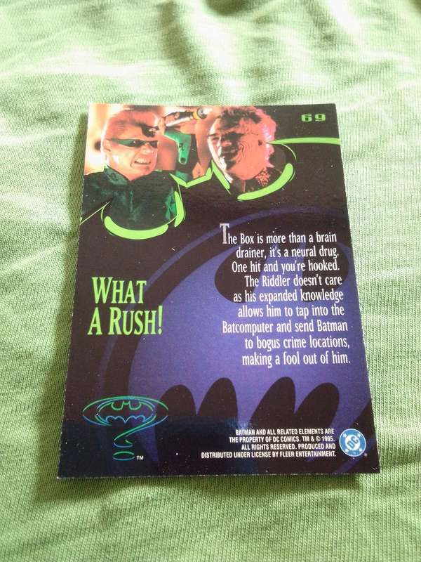 95 Fleer Ultra #69 Batman Trading Card